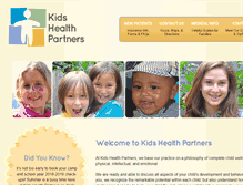 Tablet Screenshot of kidshealthpartners.com